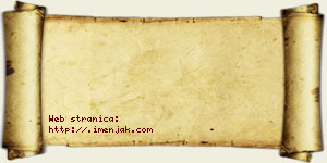 Isidora Tasić vizit kartica